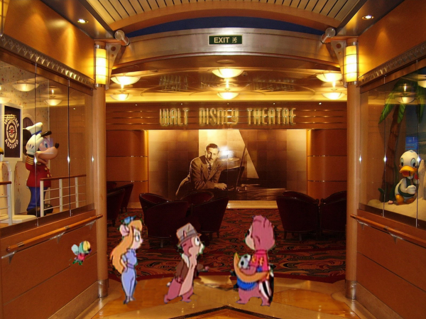 Rangers at the Walt Disney Theater