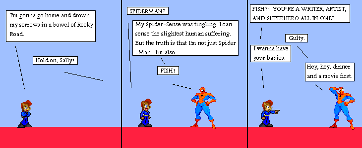 Sally and Head Subplot Comic