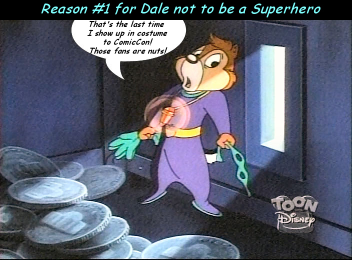 Dale: When the Fantastic Four asked me to stand in for Mr. Fantastic, I didn't know Dr. Doom hated chipmunks!